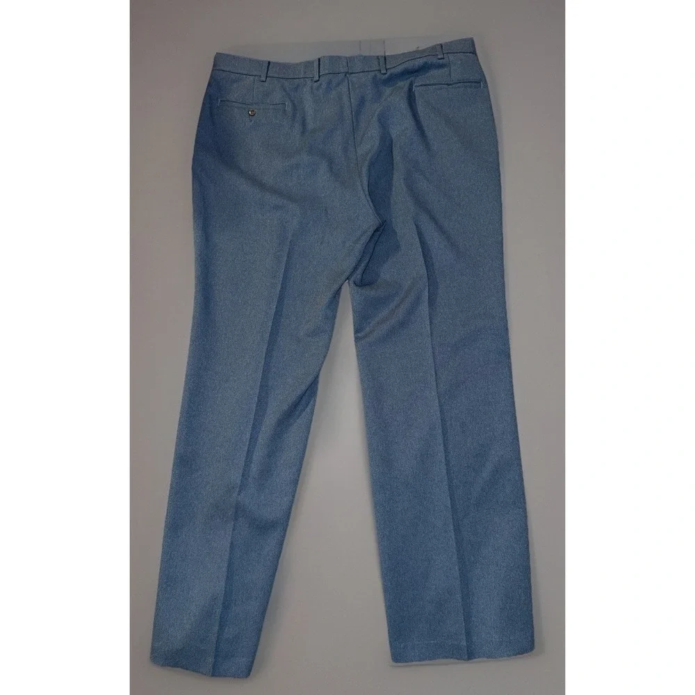 Levis Action Slacks Menswear Pants Vintage 70s 80s Sta Prest Trousers 42x31 Blue